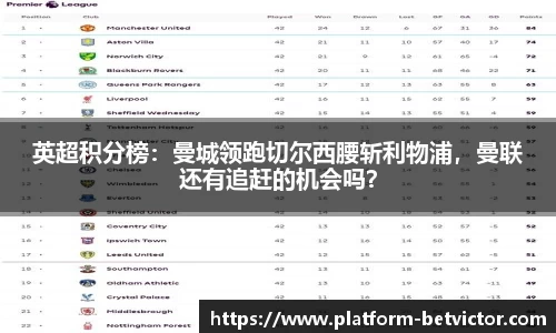 英超积分榜：曼城领跑切尔西腰斩利物浦，曼联还有追赶的机会吗？